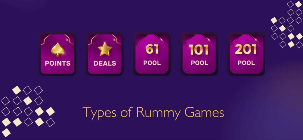 different types of rummy games